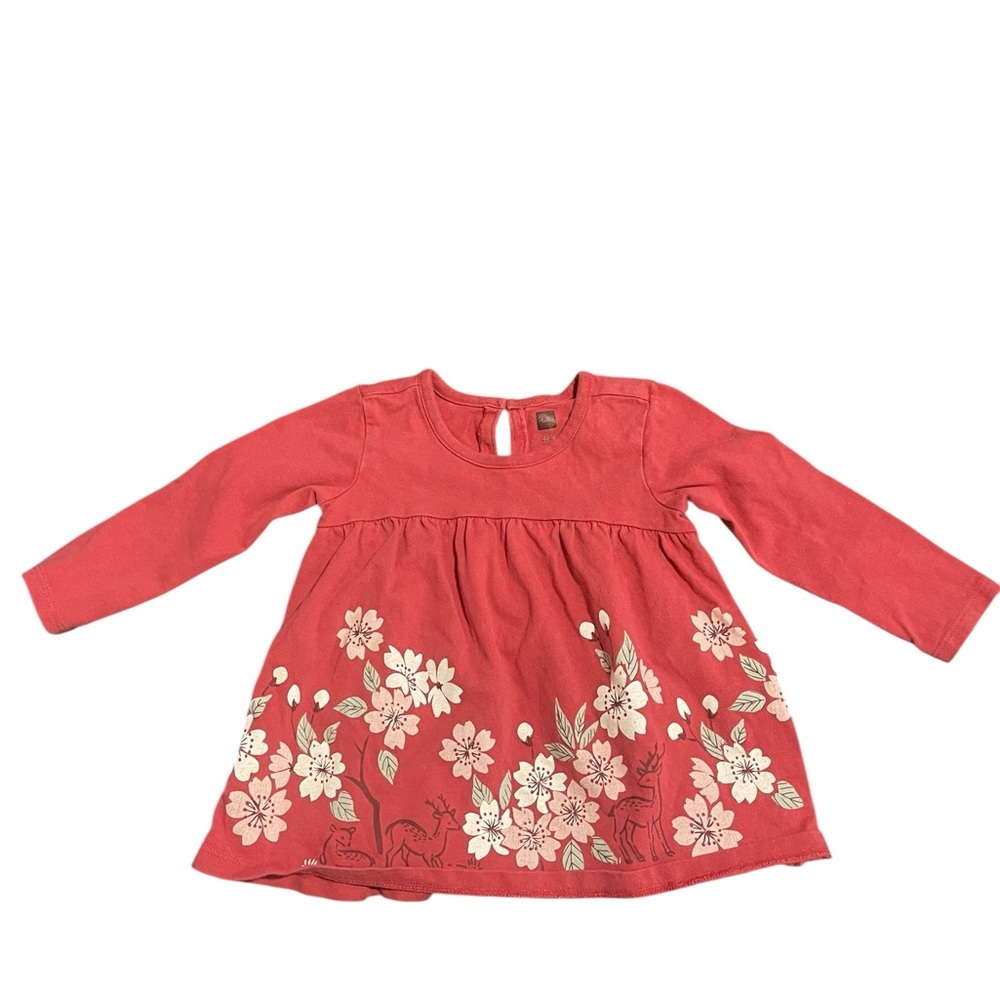 Tea Collection Coral Baby Dress